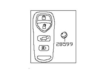 Nissan 28268-EA00A Switch Assembly-Remote