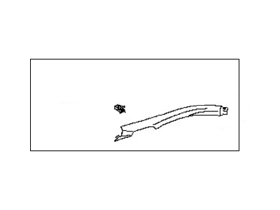 Nissan 84940-CD001 Finisher-Luggage Side, Upper RH
