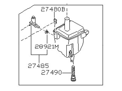 Nissan 28910-85E00 Tank Assy-Windshield Washer