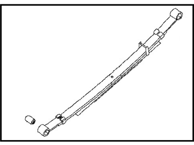 Nissan 55020-EA00B Spring Assembly Leaf, Rear