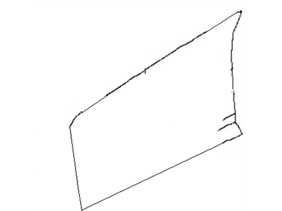 Nissan 82152-EL030 Panel-Rear Door, Outer RH