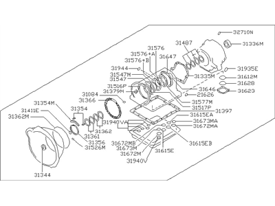 Infiniti 31397-95X26 Gasket & Seal Kit-Auto Transmission