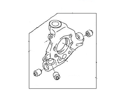 Nissan 43019-3JA0A Housing Assy-Rear Axle, LH