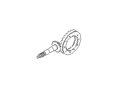 Nissan 38100-P0806 Ring And PINION