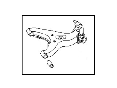 Nissan 55502-W4000 Arm Assembly Rear LH