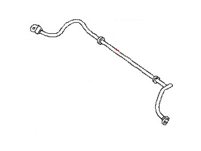 Nissan 54611-88G00 Bar-TORSION, STABILIZER