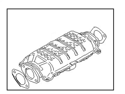 Nissan 20802-72P89 Three Way Catalytic Converter Assembly