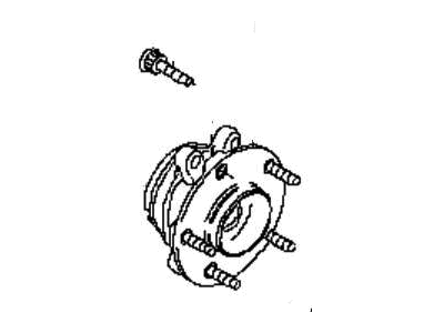 Nissan 40203-3JK1D Hub Assembly-Road Wheel, Front LH