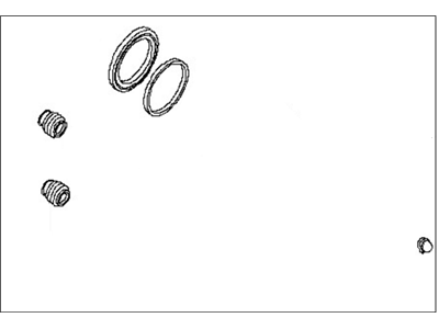 Infiniti D1120-2Y000 Seal Kit-Disc Brake