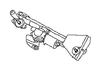 Nissan 28800-JB100 Drive Assy-Windshield Wiper