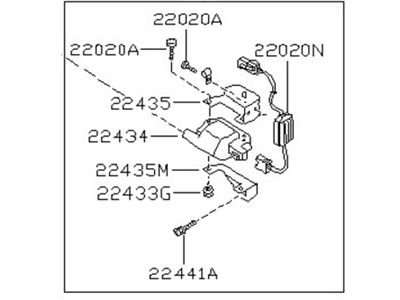 Nissan 22448-19B61 Ignition Coil