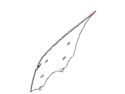 Nissan 80300-JA000 Glass Assembly-Door Window, RH