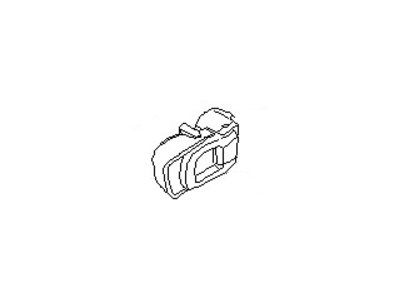 Nissan 80671-3W404 Rear Door Inside Handle Assembly Left