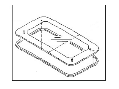 Nissan 91210-2Y020 Lid Assy-Sunroof, Slide