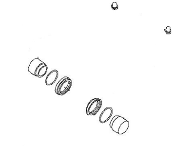 Nissan D4ABM-AR000 Seal Kit-Disc Brake