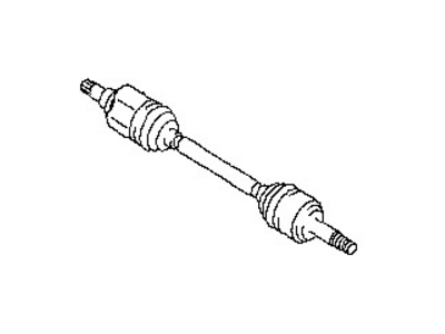 Nissan 39101-3NF2A Shaft Assy-Front Drive, LH