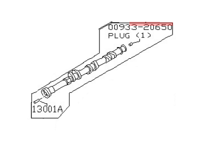 Nissan 13020-96E01 Camshaft Assy