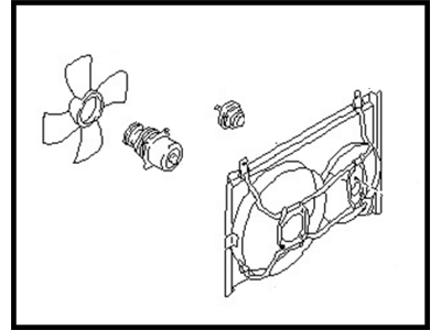 Nissan 21481-54A15 Motor Assembly-Fan And SHROUD