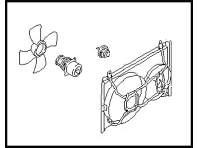 Nissan 21481-69A20 Motor Assy-Fan & Shroud