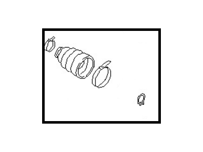 Infiniti 39241-EA025 Repair Kit-Dust Boot, Outer