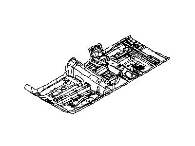 Nissan 74313-9KA0A Floor-Front, LH