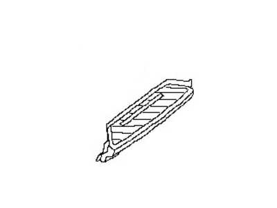 Nissan 85071-7S000 Finisher-Rear Bumper, Center
