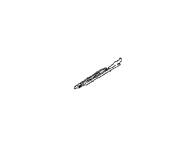 Nissan 91358-JB11A Guide Assembly SUNROOF RH