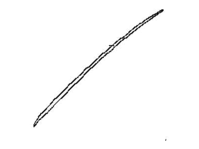 Nissan 80817-5RB0A Tape-Front Door Sash Front, LH