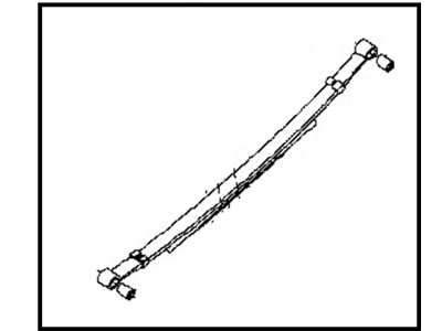 Nissan 55020-EZ12E Spring Assembly Leaf, Rear