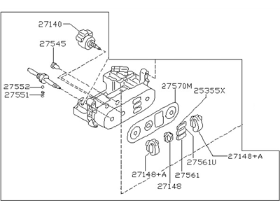 Nissan 27510-6Z400 Control Assembly