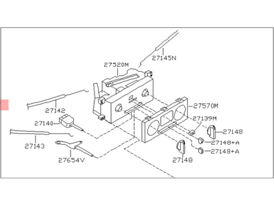 Nissan 27510-7Z110 Control Assembly