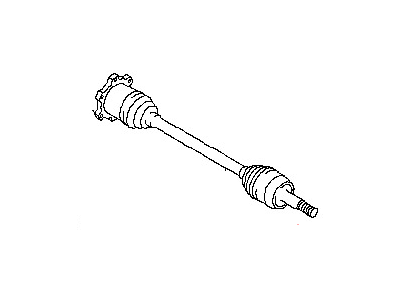 Nissan 39601-1EB0A Shaft Assy-Rear Drive, LH