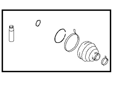 Infiniti 39741-EA027 Repair Kit-Dust Boot, Rear Drive Shaft