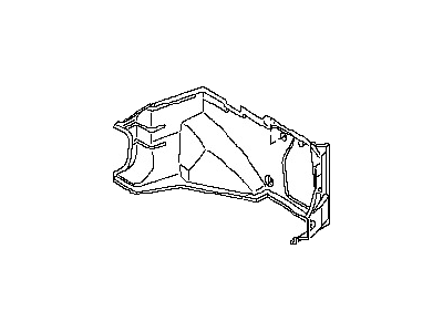 Nissan 84950-3Y100 Finisher-Rear Wheel House, Rear RH