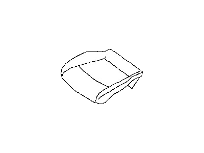 Nissan 87360-6CA3A Trim & Pad Assembly-Cushion, Front Seat LH