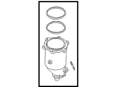 Nissan 208A0-0Z825 Catalytic Converter