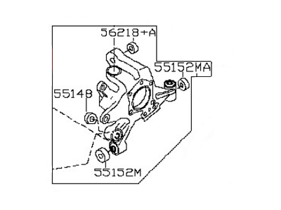 Nissan 43019-8J000 Housing-Rear Axle, LH