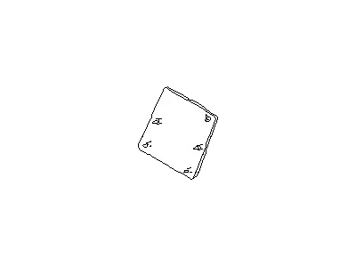 Nissan 87690-9GE7D Board Assy-Front Seat Back
