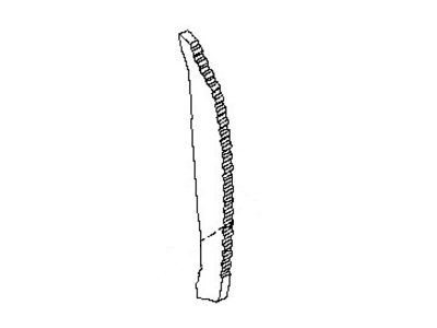 Nissan 63132-1KA0B BAFFLE Front Fender, RH