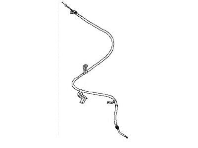 Nissan 36531-3BA0A Cable Assy-Parking, Rear LH