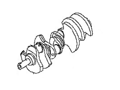 Nissan 12201-5RB0A CRANKSHAFT Assembly