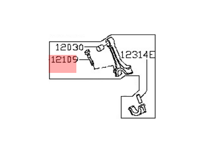 Nissan 12100-1LA0A Rod Complete-Connecting