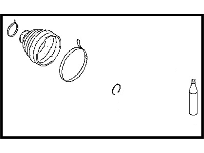 Infiniti 39241-CG027 Repair Kit-Dust Boot, Outer