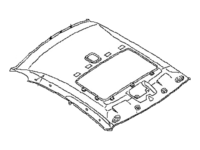 Nissan 739B0-4BA2A Module Assembly-Roof Trim