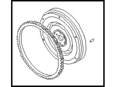 Nissan 12310-G8806 FLYWHEEL Assembly