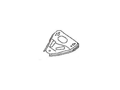 Nissan 54341-JA80A Stopper-Insulator, Rebound LH