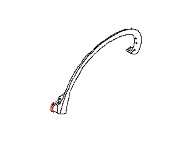 Nissan 76856-5AA0A Mudguard-Center, Rear RH