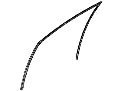 Nissan 80331-3NF0A Glass Run Rubber-Front Door, LH