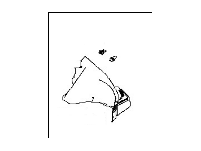 Nissan 84940-3VY0A Finisher-Luggage Side, Upper RH