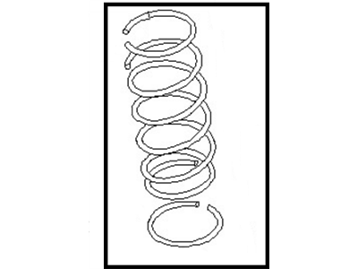 Nissan 54010-0W001 Spring-Front